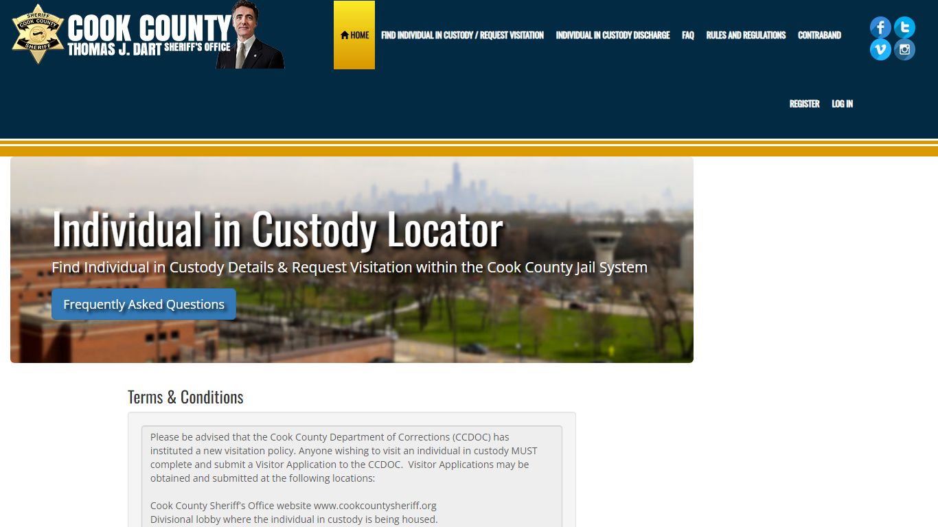 Individual in Custody Locator - Contra Costa County Sheriff's Office